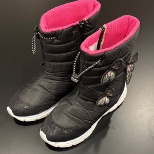 Sophia Webster Black and Pink Kids Boots
